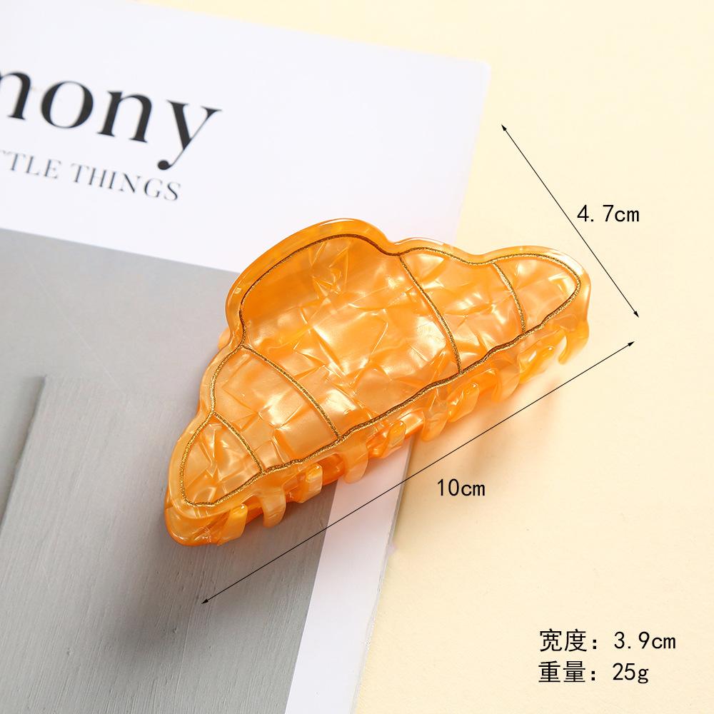 Рождественская мультяшная заколка для волос в виде пряничного человечка, рождественская леденцовая трость, простая заколка-краб, универсальная повязка для волос для通勤, аксессуар для волос