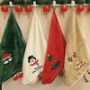 Christmas Bath Towels Practical Christmas Gift Comfortable Hand Towel Thick Cartoon Pattern Cute 35*75/70*140cm