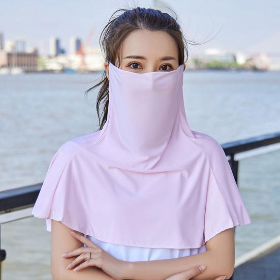 Sunscreen Face Guard Ice Silk Neck Protection Summer Riding Face Guard Outdoor Activities Travel Neck Gaiter