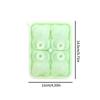 3D Bear Ice Cube Mold Four Grid Silicone Cartoon Bear Candle Mold Diy Handmade Soap Plaster Ice Cube Maker Party Wedding Mold