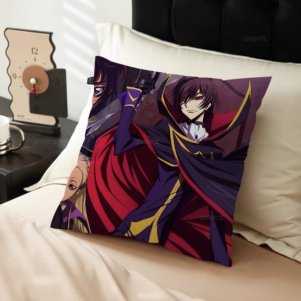 Classic Mecha Anime C-Code G-Geass Personalized Pillow Cover Kids Bedroom Wild Party Decor Pillowcase Kid Birthday Shower Gift