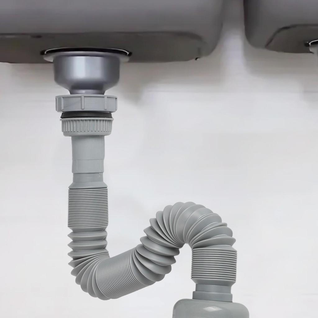 Гибкая сливная труба для раковины для эффективного отвода воды и простой установки