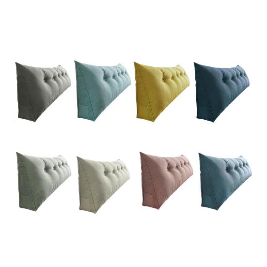 Подушка-клин для изголовья Треугольная подушка для изголовья с боковым карманом Подушка-валик для кровати