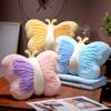 Cartoon Butterfly Plush Pillow with Blanket Toy Stuffed Animals Butterfly Plush Doll Sofa Cushion Home Decor Birthday Gifts