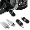 1 пара хромированных подножек для мотоциклов, подножки для мотоциклов для Harley Davidson Road King Street
