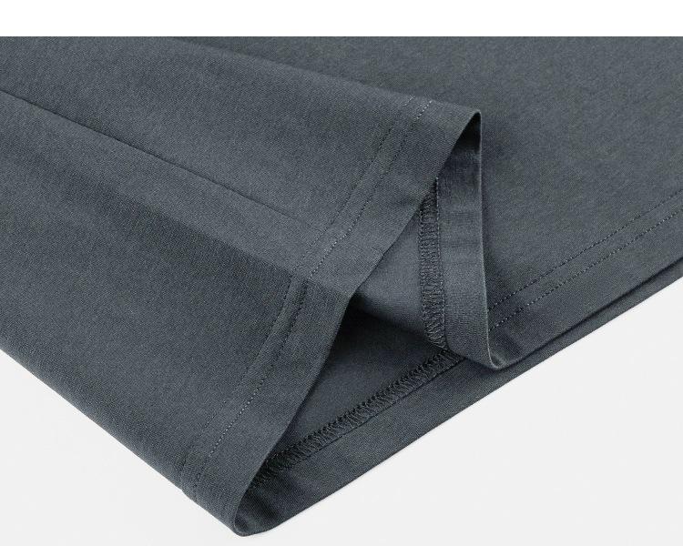 60 Silky Cool Solona 250g Heavy Short Sleeve Мужская свободная однотонная солнцезащитная футболка