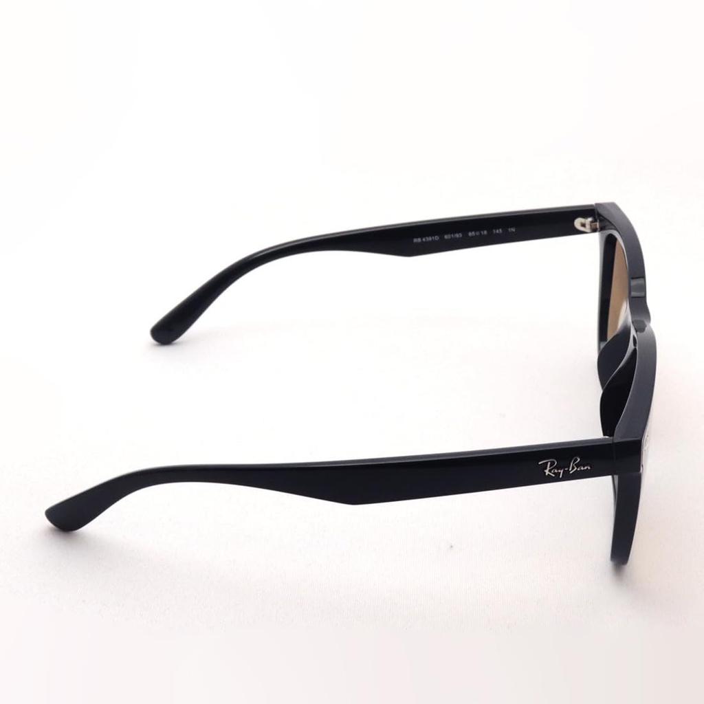 Солнцезащитные очки Ray-Ban RB4391D Asian Fit Стиль Wayfarer Плоская линза Повседневные очки