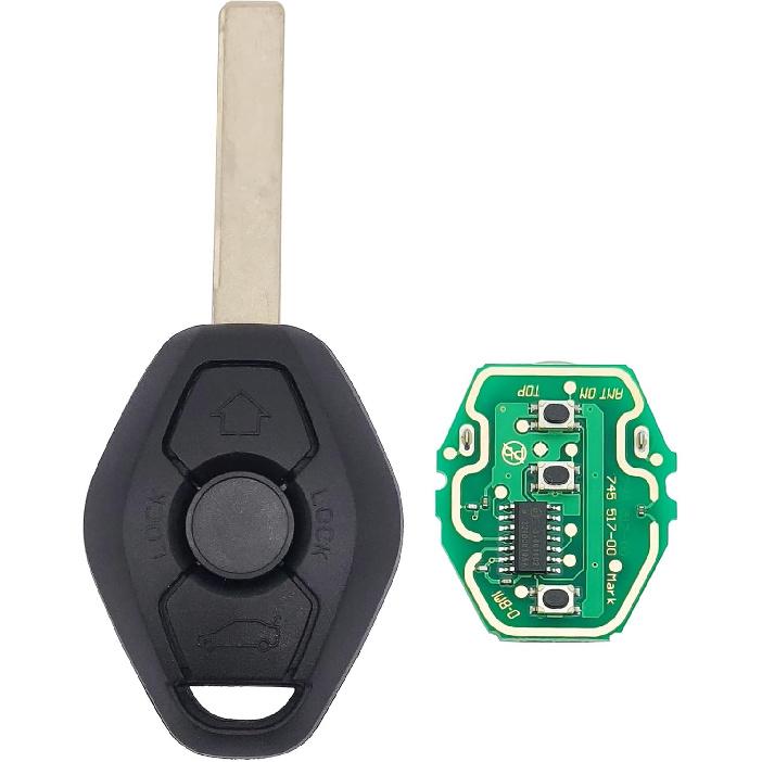 Keyless Entry Remote Replacement Key Fob fit for BMW 325 330 318 525i 530 540 E38 E39 E46 M5 X3 X5 Key Fob 315mhz/433mhz (1)
