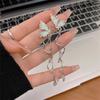 Романтические длинные серьги-кисточки с бабочками для женщин, нежные белые серьги-подвески с бабочками, свадебные украшения для вечеринки, подарок
