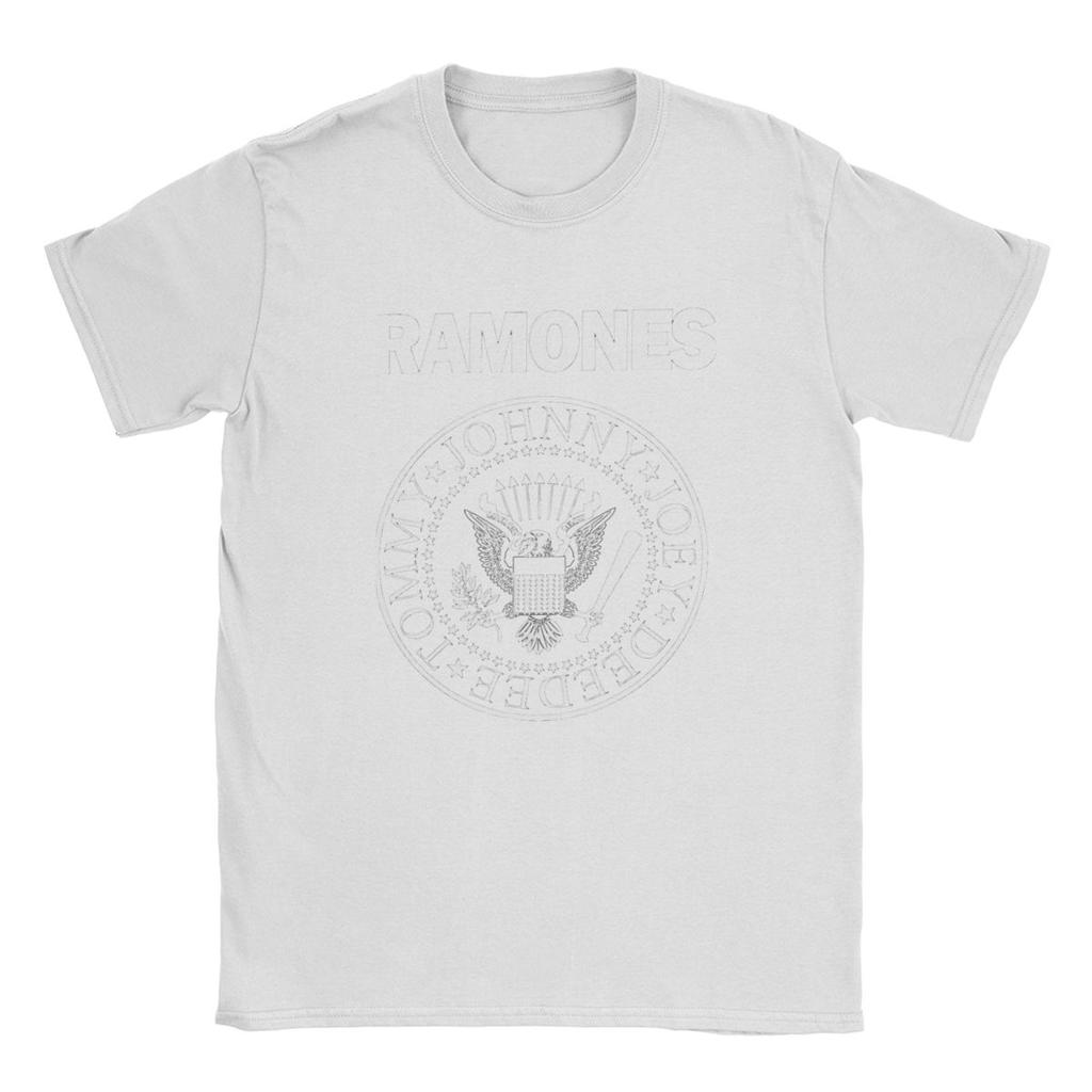 Crazy Ramon Punk Rock Футболки Мужские футболки с круглым вырезом из чистого хлопка Tour Music Y2K Heavy Metal Harajuku Футболки с коротким рукавом Топы
