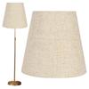 Beige Lighting Fixtures Fabric Cloth Lampshade Accessories Lamp Shade  Floor Lamp