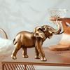 Decorative Elephant Statues Sculpture Decorating Home Souvenirs Gifts Desk Resin Figurines for