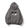 Womens Oversized Drop Shoulder Hoodie With Pisces Print Casual Sweatshirt Daily Wear