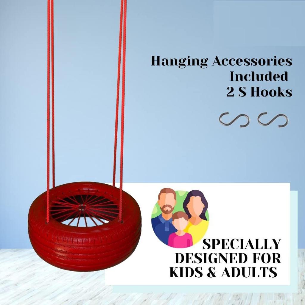 Качели из шин для взрослых и детей/Качели из шин для сада/Качели на деревьях для взрослых на открытом воздухе/Качели для домашнего балкона в помещении и на открытом воздухе/Качели для детей