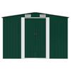 Garden Shed Green Metal 257 x 205 x 178 cm