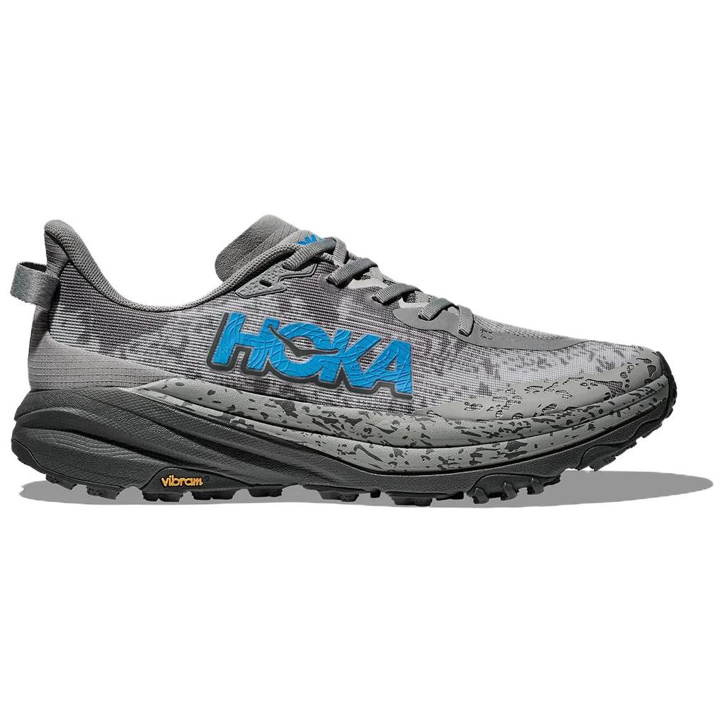 HOKA Speedgoat 6 2E Wide Galactic Grey Blue Men Sneakers 1147830-GCG