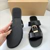 Soleist Женские летние плоские сандалии Модные с металлической пряжкой Ремешок Zapatos De Muje Бренд Открытый носок Повседневные пляжные римские сандалии для женщин