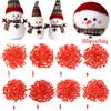 Puppet Stuffed Plush Animals Snowman Red Nose Sewing Crafting DIY Doll Noses Santa Claus Craft