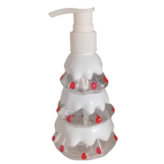 Hand Soap Dispenser 350ML Christmas Dispenser, Santa Claus Tree Penguin Shape Refillable Countertop Bottle, Plastic Empty Pump Bottle for Soap,