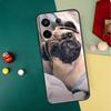 Милый чехол с собакой мопс для Xiaomi Redmi Note 13 11 8 9 10 12 Pro 12S 11S 10S 9S Redmi 13C 9C 10C 12C