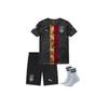 Galatasaraay_icarrdii 24/25, черный детский футбольный трикотаж нового сезона, 3 предмета