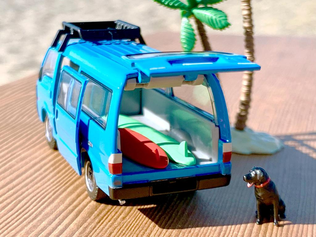 Geocolle Car Snap 19b Surfing 2 Bongo Brownie ABS ПВХ куклы и аксессуары частично набор мини-машин 64# (Мазда включена) смола, (окрашенный, собранный) +