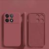 Для Poco X6 X 6 Pocox6 Pro 5G чехол роскошные жидкие силиконовые чехлы для телефонов для Xiaomi Poco X6 X 6 Pro Pocox6 Pro 5G противоударный мягкий чехол