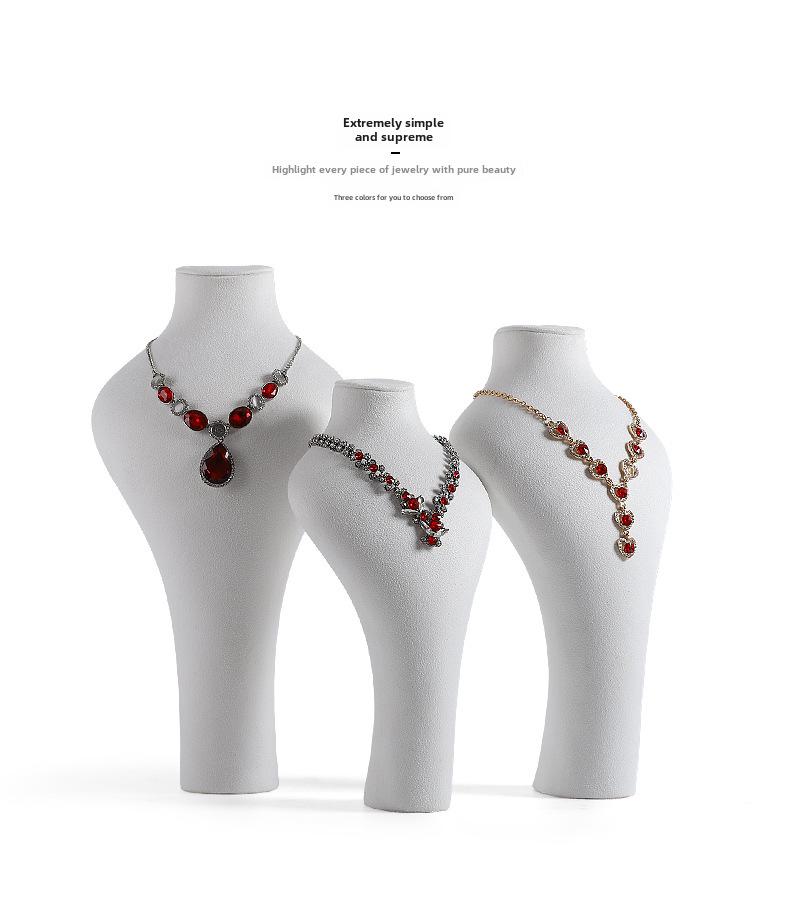 Подставка для ожерелий Digu из микрофибры для ювелирных изделий