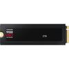 SAMSUNG - 9100 PRO avec dissipateur- SSD Interne - 2 To - NVMe M.2 PCIe 5.0x4 - Vitesse lecture jusqu'à 14 800 Mo/s