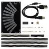 DIY LED Sound Spectrum Analyzers Kit With PCB Board And Protective Enclosure For Electronics Learning Projects