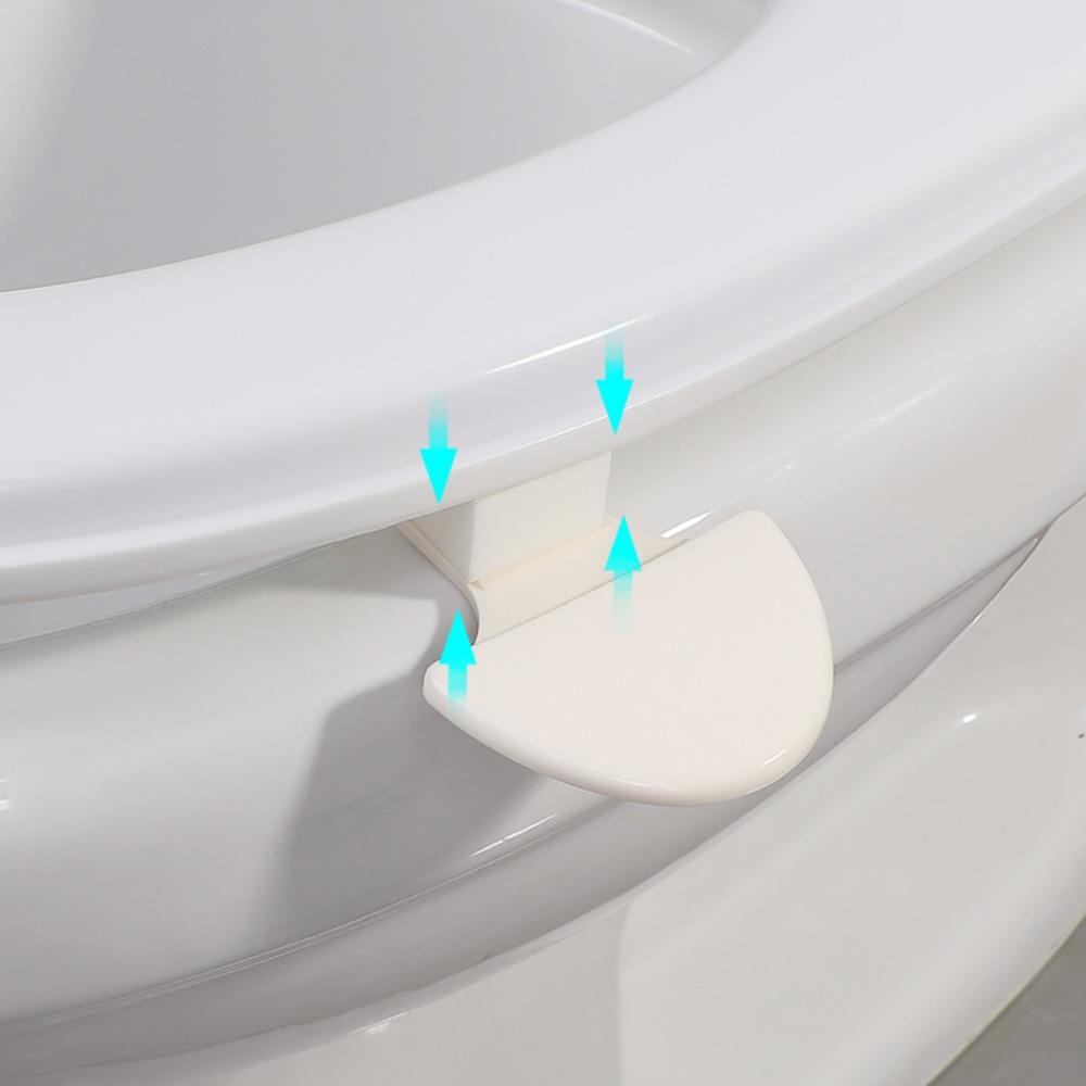 Portable Toilet Seat Lifter Handle White Toilet Lifting Device Seat Cover Lid Handle Bathroom