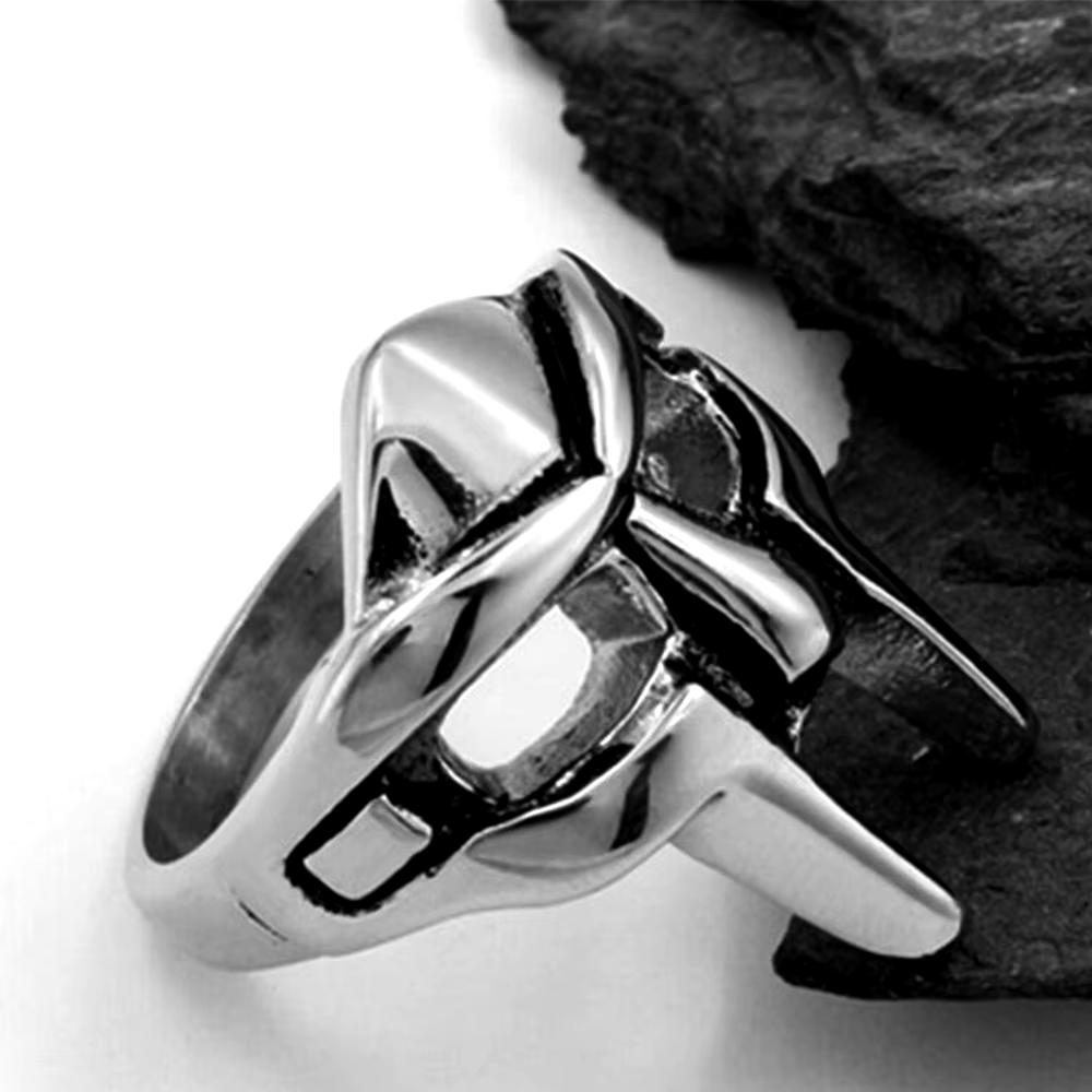 Винтажная гот-маска Mf Doom, регулируемое шарнирное кольцо для мужчин, гладиатор, панк, египетский фараон, мужское открытое кольцо, ювелирные изделия