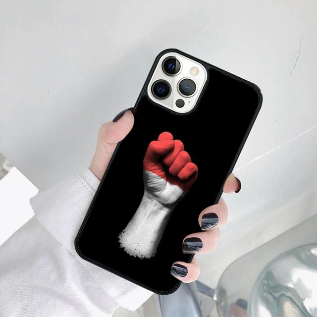 Чехол для телефона с флагом Индонезии для iPhone 17 Air 11 12 13 15 16 14 Pro MAX Plus