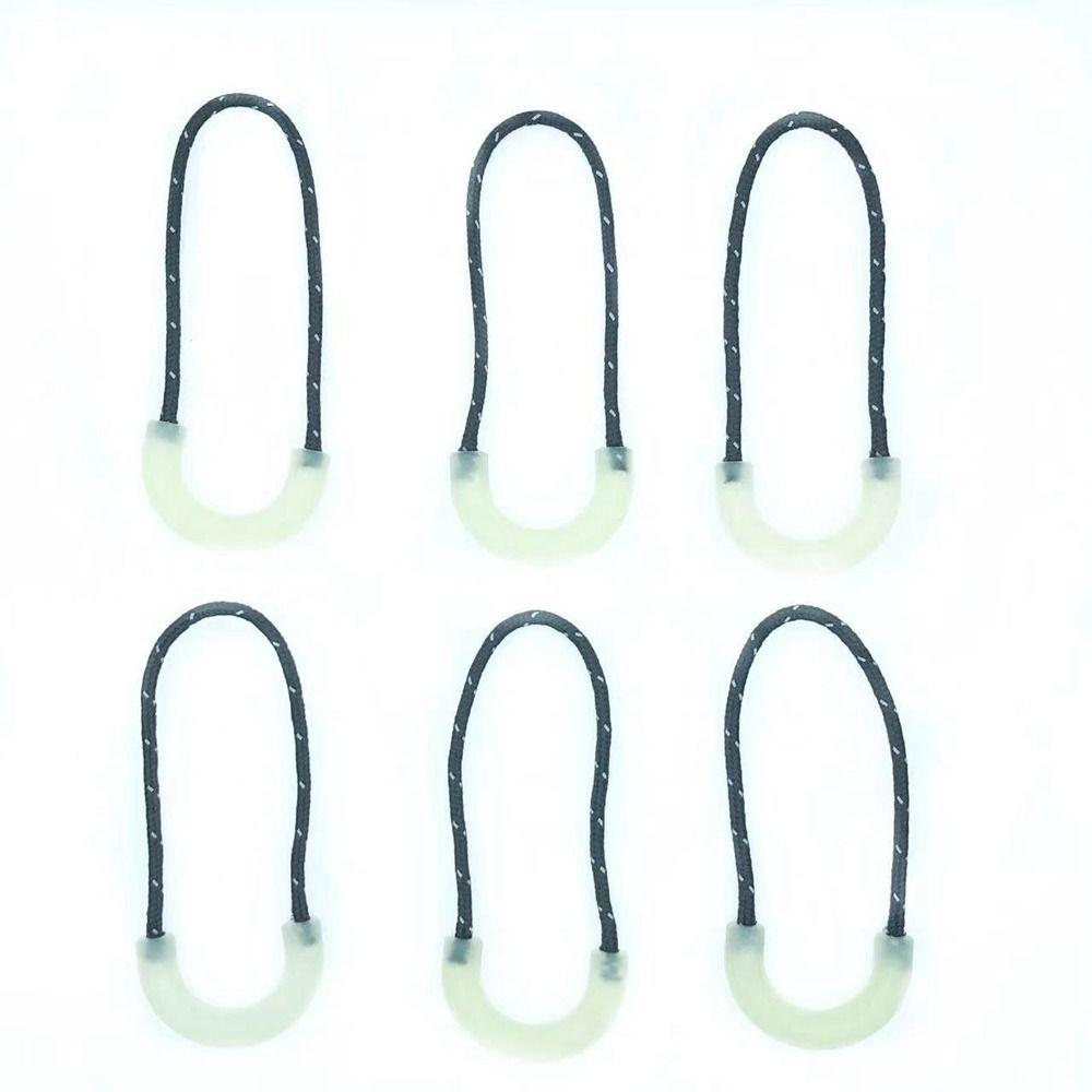 10pcs Suitcase Tent Backpack Zipper Pull Multistyles Fit Rope Tag Fixer Zip Cord Outdoor Tool