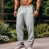Men's Casual Pants 2 Stripes Sweatpants Casual Versatile Loose Drawstring Pants