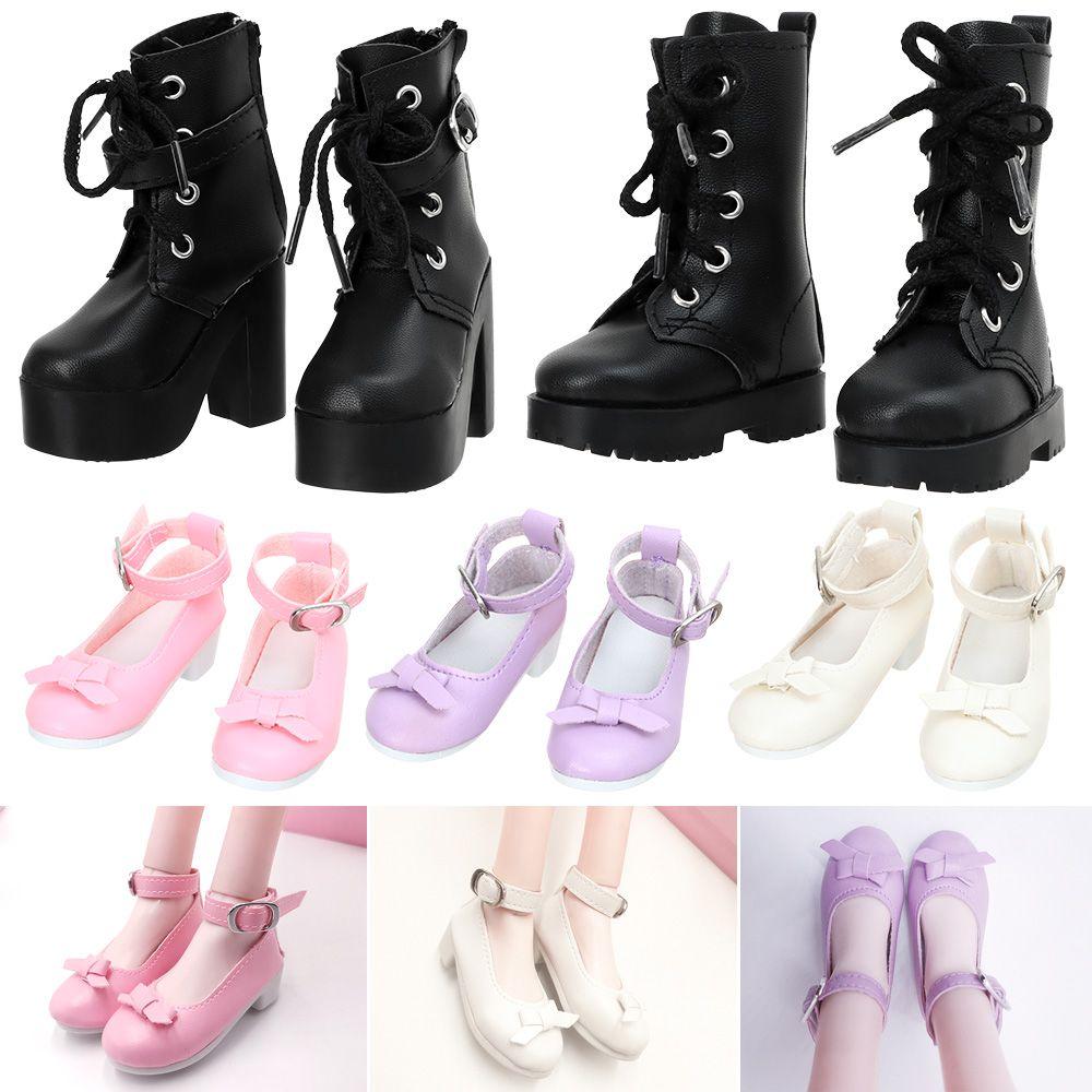 Fashion 7.8CM Doll Wearing 1/3 60cm Doll Boots Differents Color Fabric Shoes Play House Accessories