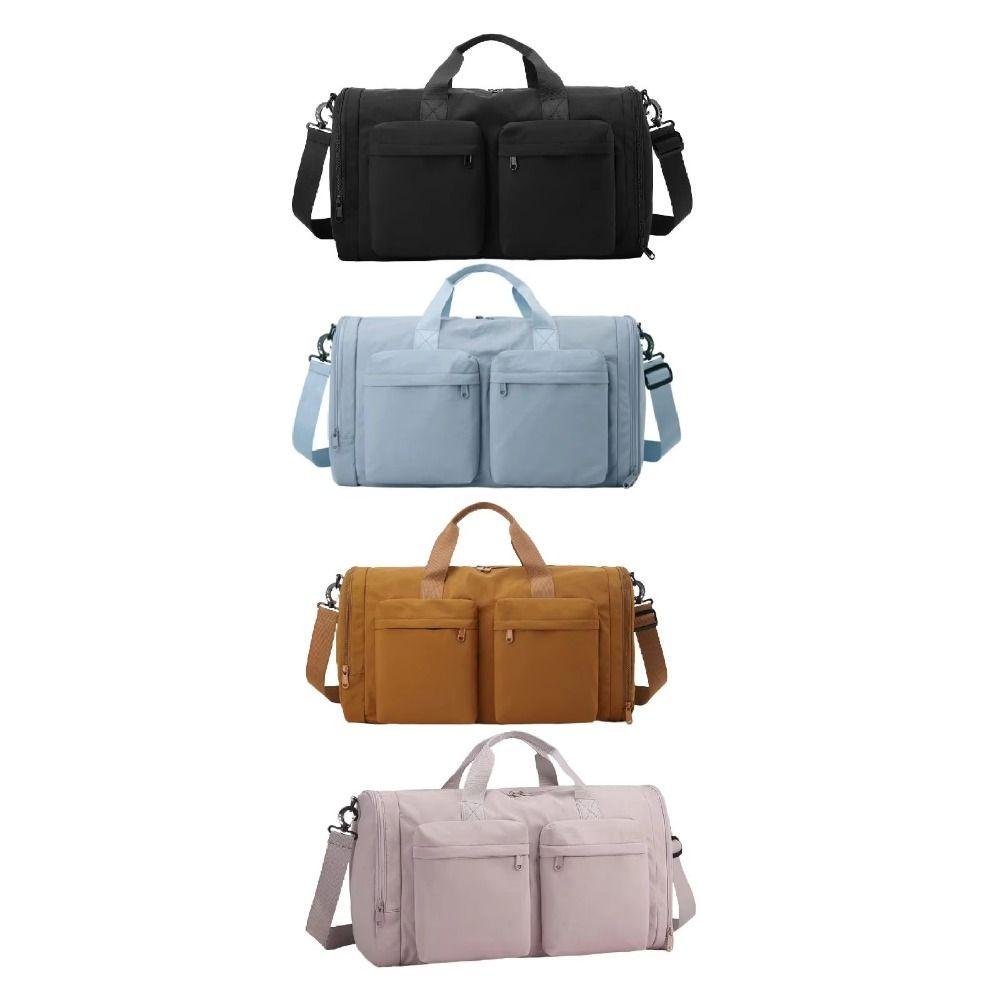 Large Capacity Gym Luggage Shoulder Bag Waterproof Sports Fitness Bag Weekend Handbag Workout