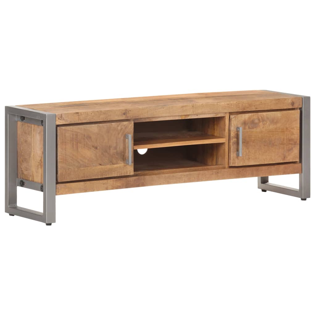 TV Stand 120 x 30 x 40 cm Rough Mango Wood