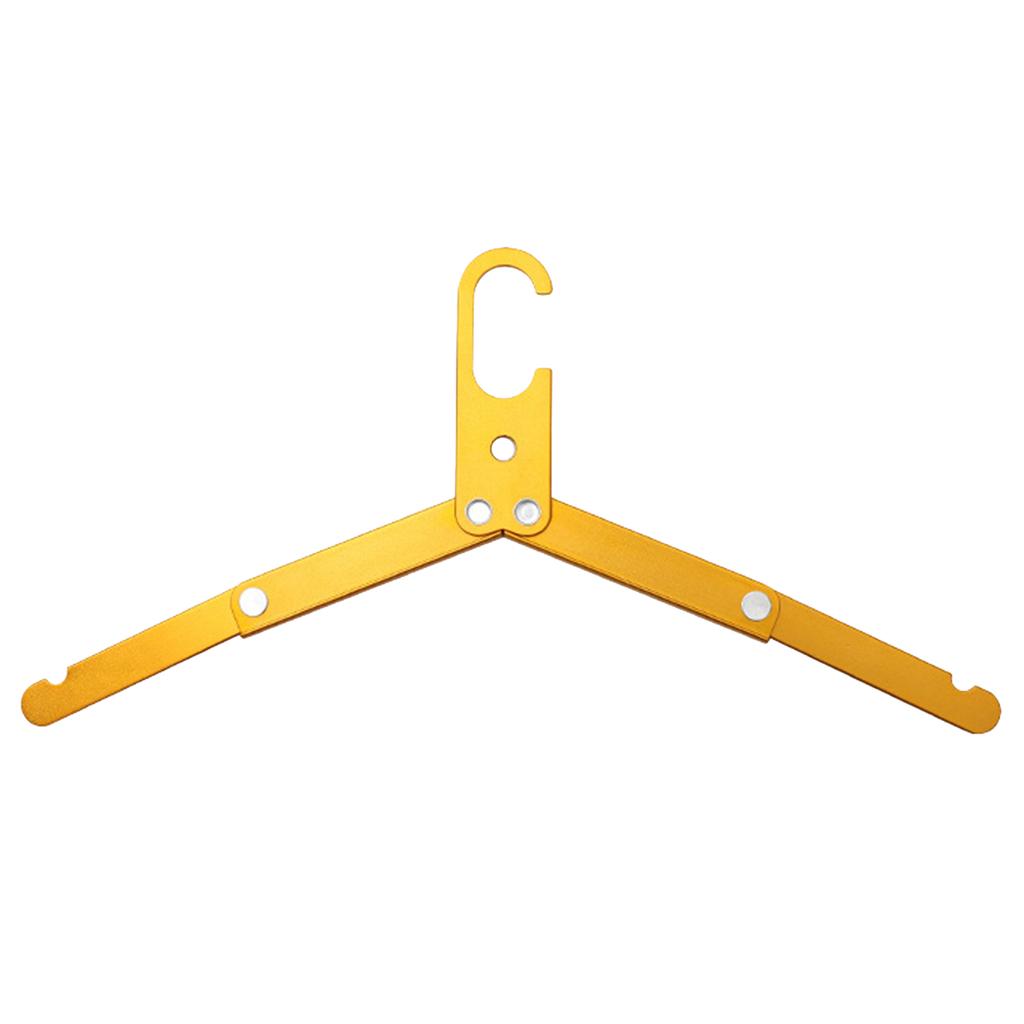 Multifunction Folding Aluminum Alloy Travel Hanger Portable Coat Hanger Clothes Hanger Travel Clothes Hanger for Outdoor