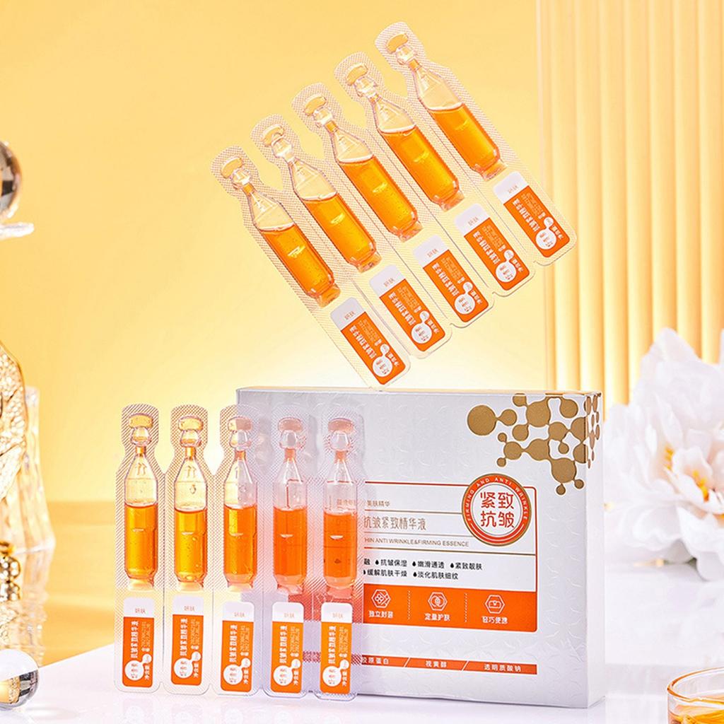 Набор ампул для сыворотки для кожи, увлажняющая сыворотка с астаксантином для вторичного использования, сыворотка для лица для уменьшения тонких линий, 2 мл*10 шт.,