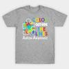 For Women Color Outside The Line Autism Awareness T Shirt T Shirt  90S Korean Style Tee 100% Cotton Picture Custom Round Collar