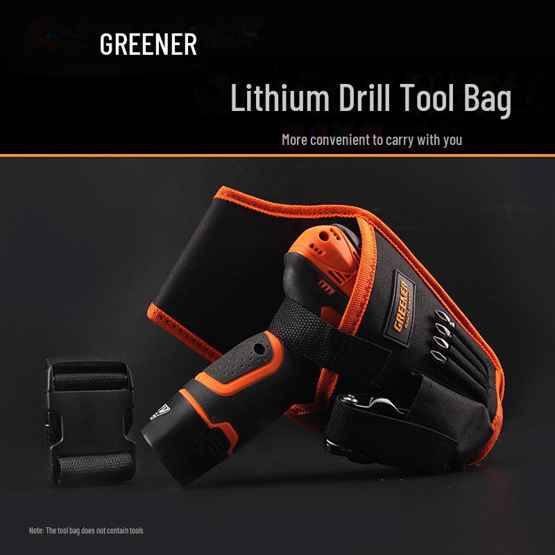 Green Forest Oxford Cloth Tool Waist Bag for Electricians