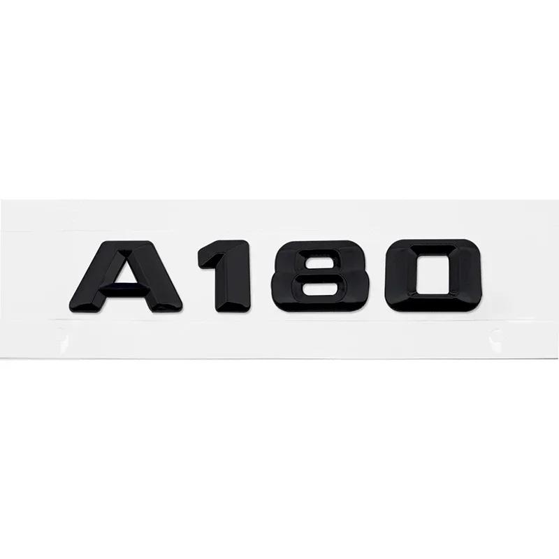 Alloy ABS Car Tailgate Sticker Badge for Mercedes Benz A Class A45 A63 A140 A160 A180 A200 A220 A250 A260 Rear Trunk Emblem AC1