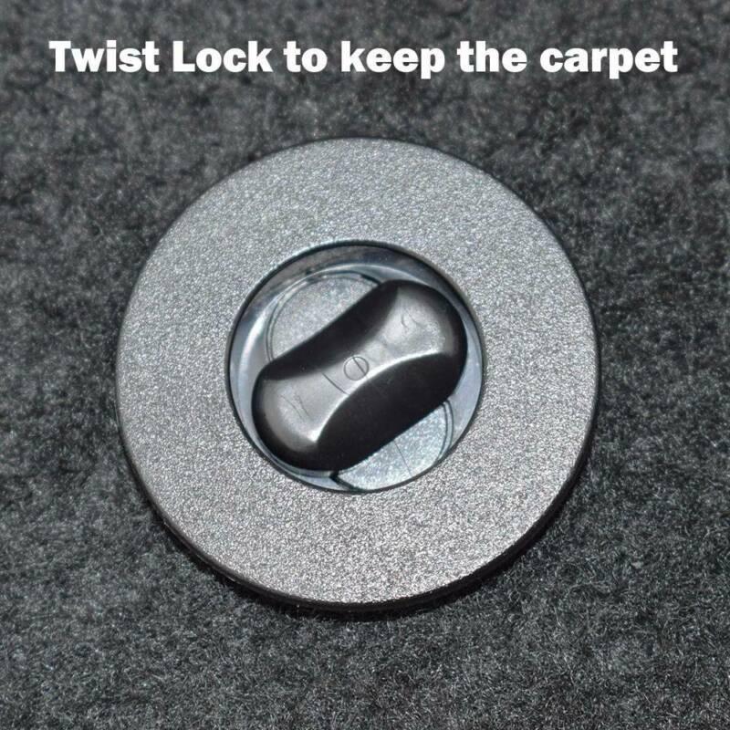 Прочные автомобильные напольные коврики Клипсы Зажимы Держатели Фиксаторы 4X Крепежные зажимы