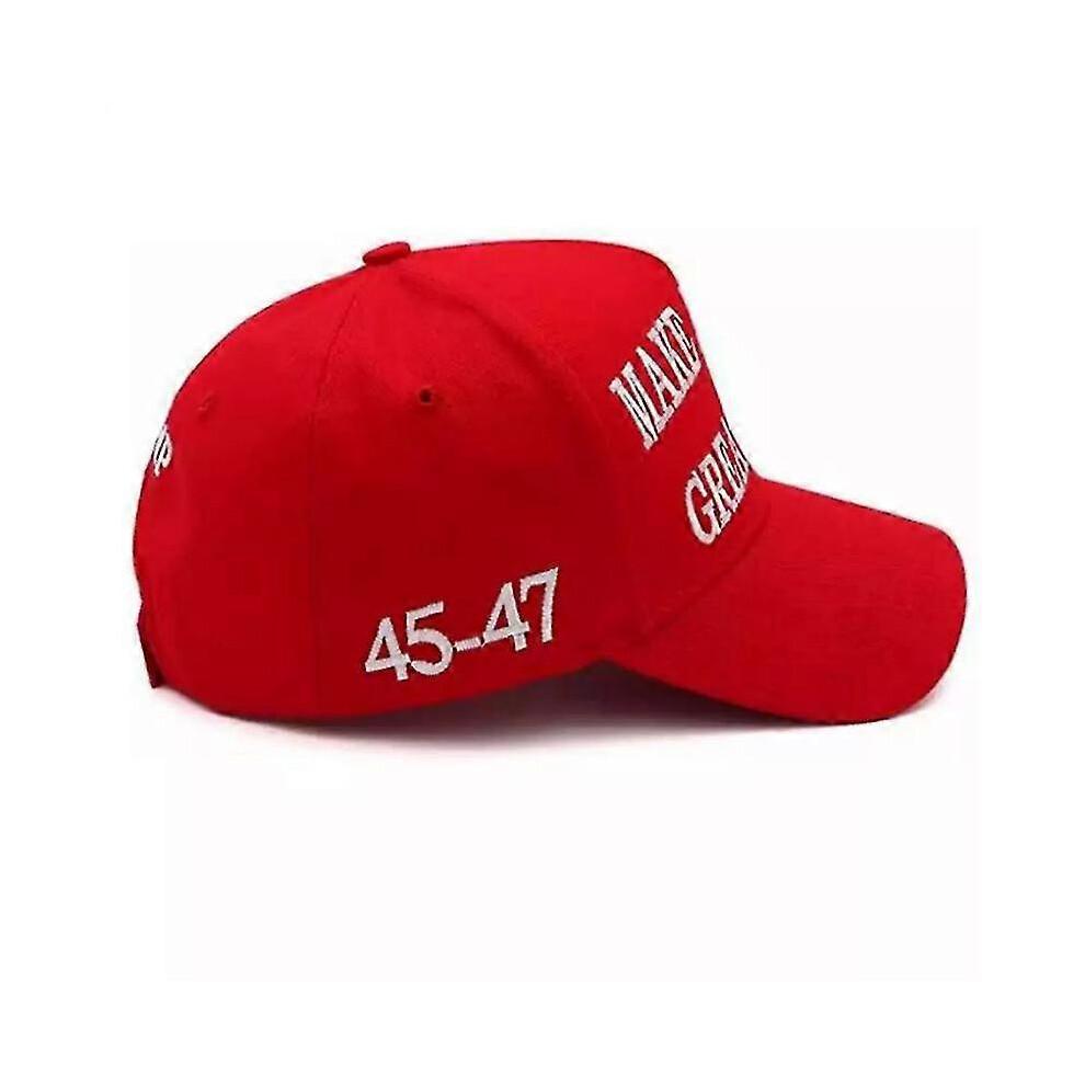 Трамп 2024 MAGA КРАСНАЯ Кепка 45-47 Бейсболка Сделать Америку Снова Великой