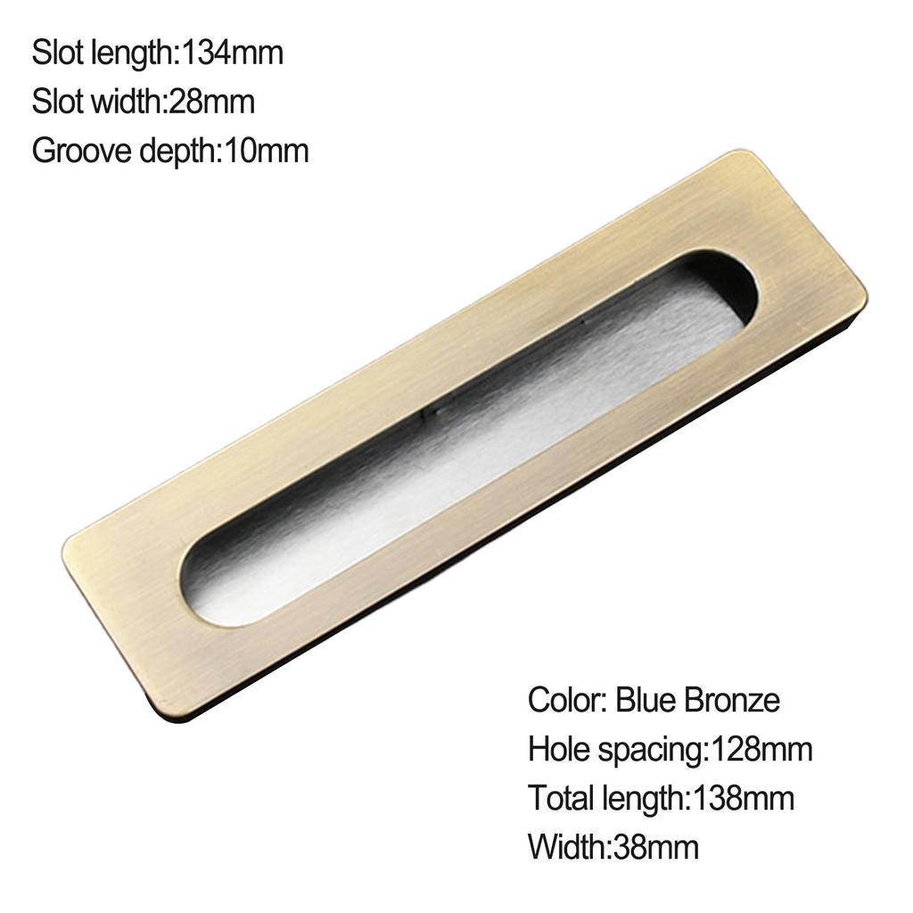 С винтами ручка шкафа цинковый сплав прорезная утопленная ручка 1 шт скрытая ручка удобная для мебели практичная