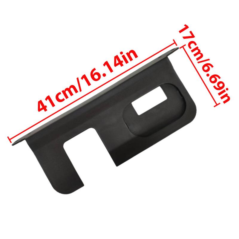 Накладка на задний бампер Черный пластик для Ford Maverick 2024 2025 4/7-контактный разъем Фаркоп