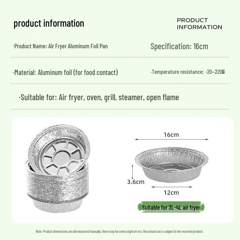 Air Fryer Aluminum Foil Trays