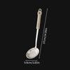 Длиннорукая шумовка 304 Нержавеющая сталь Мелкое сито Ложка-сито для отходов Большая ложка с прорезями Дуршлаг Кухонные принадлежности