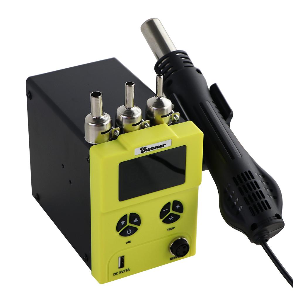 Паяльная станция для распайки 868D 700 Вт, термофен для пайки горячим воздухом 220 В / 110 В для инструментов для ремонта SMD SMT